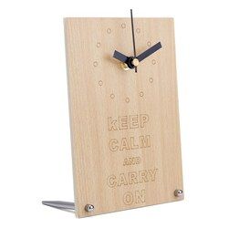 Vintage Wood Clock Wooden Desktop Clock For Gift Room Decor 3 Vintage Wood Clock Wooden Desktop Clock For Gift Room Decor - Image 3