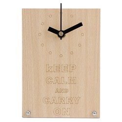 Vintage Wood Clock Wooden Desktop Clock For Gift Room Decor 5 Vintage Wood Clock Wooden Desktop Clock For Gift Room Decor - Image 5