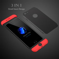 Bakeey?„? 3 in 1 Double Dip 360?° Full Body PC Protective Case for iPhone 7/8 2 Bakeey?„? 3 in 1 Double Dip 360?° Full Body PC Protective Case for iPhone 7/8 - Image 2