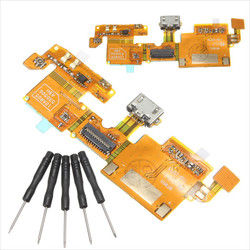 USB Charging Charger Port Connector Flex Cable Ribbon Replacement With Tool For ZTE Blade V6 2
