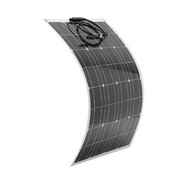Elfeland?® EL-01 80W 12V Semi Flexible Solar Panel With 1.5m Cable For RV Boat Battery Charger 1