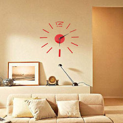 3D DIY Acrylic Mirror Sticker Wall Clock For Home Decoration Living Room Art Clock 2 3D DIY Acrylic Mirror Sticker Wall Clock For Home Decoration Living Room Art Clock - Image 2