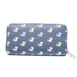 Multifunctional Women Pattern Zipper Bag Long Wallet Purse Phone Case for iPhone Samsung Xiaomi Non-original 1