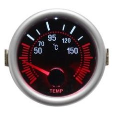 2 Inch 52mm Digital Blue LED Boost Vacuum Water Oil Temp Press Volt Tachol Gauge 12V