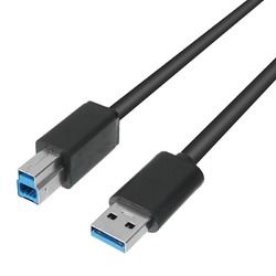 ULT-BEST High Speed USB 3.0 to AM-BM Typing Line Data Line Adapter 1