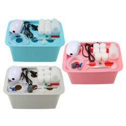 110V Hydroponic Grow Box 6 Holes DWC Hydroponic System Kit Indoor Water Planting Container 3 Colors 1 110V Hydroponic Grow Box 6 Holes DWC Hydroponic System Kit Indoor Water Planting Container 3 Colors
