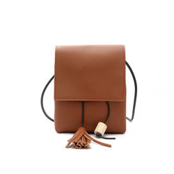 Mini PU Leather Hasp Vertical Tassel Shoulder Bag Phone Wallet for iPhone Xiaomi Samsung 1
