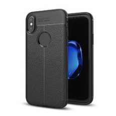 Bakeey?„? Anti Fingerprint Soft TPU Litchi Leather Case Cover for iPhone X/7/8/7Plus/8Plus/6Plus/6sPlus