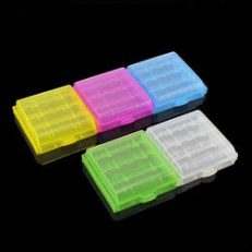Powerlion PL-B5742 Clear AA AAA Battery Storage Box Case