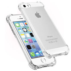 Air Bag Ultra Thin Transparent Shockproof Soft TPU Case for iPhone 5 5S SE 2
