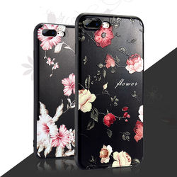 FLOVEME 3D Relief Printing Flower Soft TPU Case for iPhone 7/8 7Plus/8Plus 1