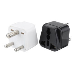 Universal AC Power Type D 3 Pin Round Plug Travel Adapter Convert 1 Universal AC Power Type D 3 Pin Round Plug Travel Adapter Convert