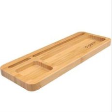 Multifunctional Natural Bamboo Wooden Tablet Phone Holder Pen Holder Phone Stand Storage Shelf