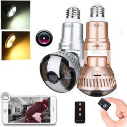 3.6mm Wireless Mirror Bulb Security Camera DVR WIFI LED Light IP Camera Motion Detection 2 3.6mm Wireless Mirror Bulb Security Camera DVR WIFI LED Light IP Camera Motion Detection - Image 2