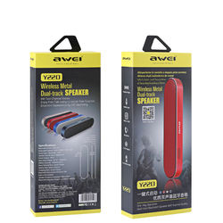 Awei Y220 Portable 2000mAh Dual Driver Unit Aluminum Alloy TF Card bluetooth Speaker With Mic 7 Awei Y220 Portable 2000mAh Dual Driver Unit Aluminum Alloy TF Card bluetooth Speaker With Mic - Image 7