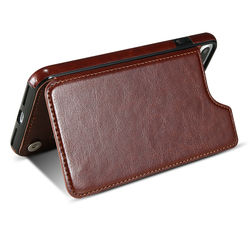 KISSCASE Retro PU Leather Card Slots Bracket Case for iPhone X 8/8 Plus/7/7 Plus/6/6s/6 Plus/6s Plus 4 KISSCASE Retro PU Leather Card Slots Bracket Case for iPhone X 8/8 Plus/7/7 Plus/6/6s/6 Plus/6s Plus - Image 4