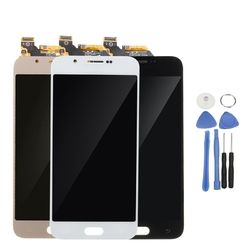 Full Assembly LCD Display+Touch Screen Digitizer Replacement With Repair Tools For Samsung Galaxy A8 1 Full Assembly LCD Display+Touch Screen Digitizer Replacement With Repair Tools For Samsung Galaxy A8