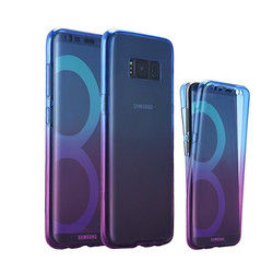 Gradient Color 360?° Full Protective TPU Case for Samsung Galaxy S8 Plus 1