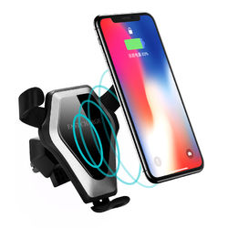 Bakeey Qi Wireless Car Suckers Cup Air Vent Mount Desktop Holder Fast Charger for iPhone X S8 Note 8 2