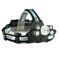 XANES 2409-B 1700LM Telescopic Zoom 18650 USB Rechargeable 5 Modes Headlamp with SOS Help Whistle 2