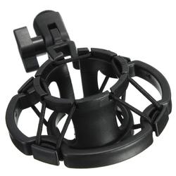Universal Black Plastic Studio Microphone Shock Mount Desktop Holder Stand for Condenser Microphone 5 Universal Black Plastic Studio Microphone Shock Mount Desktop Holder Stand for Condenser Microphone - Image 5