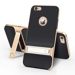 Bakeey Textured Anti Fingerprint Kickstand Case For iPhone 6 Plus/6s Plus 5.5 1