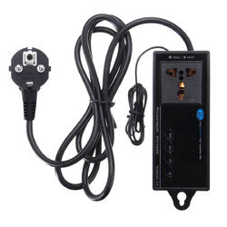 E27 Digital Reptile Thermostat Heating Control with 220V 75mm Dia Ceramic Heat Emitter Lamp Bulbs EU 1 E27 Digital Reptile Thermostat Heating Control with 220V 75mm Dia Ceramic Heat Emitter Lamp Bulbs EU