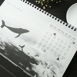 2018 Creative luminous calendar Large Desktop Paper Calendar Dual Daily Scheduler Table Planner 2 2018 Creative luminous calendar Large Desktop Paper Calendar Dual Daily Scheduler Table Planner - Image 2