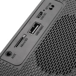 JY-28 Qi Wireless Fast Charger bluetooth NFC Speaker Support Alarm Clock TF Card USB AUX 4 JY-28 Qi Wireless Fast Charger bluetooth NFC Speaker Support Alarm Clock TF Card USB AUX - Image 4