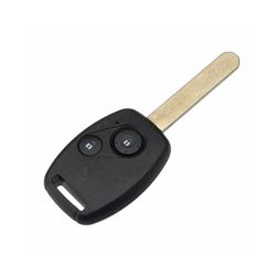 2 Buttons Remote Key Fob Case Shell With ID-46 Chip For Honda Accord Fit Civic 2003-2007 1