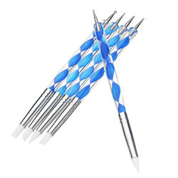 5 X 2 Way Ball Styluses Dotting Tools Silicone Color Shaper Brushes Pen for Polymer Clay Pottery 5 5 X 2 Way Ball Styluses Dotting Tools Silicone Color Shaper Brushes Pen for Polymer Clay Pottery - Image 5