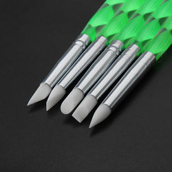 5 X 2 Way Ball Styluses Dotting Tools Silicone Color Shaper Brushes Pen for Polymer Clay Pottery 7