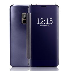 Bakeey Plating Mirror Window View Smart Sleep Flip Protective Case For Samsung Galaxy S9/S9 Plus 1 Bakeey Plating Mirror Window View Smart Sleep Flip Protective Case For Samsung Galaxy S9/S9 Plus