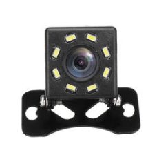 8-LED Night Vision Car Rear View Camera Waterproof 170 Degree Reverse Backup Parking Camera