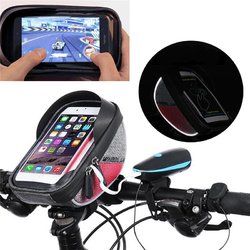 Wheelup Outdoor Touch Screen Waterproof Reflective Edge Bicycle Handlebar Protective Storage Bag 1