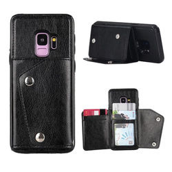 Bakeey Classic PU Leather Wallet Card Slots Bracket Protective Case for Samsung Galaxy S9 1
