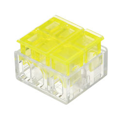 3Pin 1 Way Series Wire Connector Flame Retardant Terminal Block Electric Cable Terminal 2