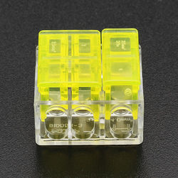 3Pin 1 Way Series Wire Connector Flame Retardant Terminal Block Electric Cable Terminal 4 3Pin 1 Way Series Wire Connector Flame Retardant Terminal Block Electric Cable Terminal - Image 4