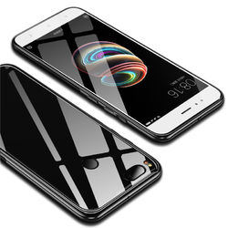 Bakeey?„? Tempered Glass Mirror Back Cover Soft TPU Frame Protective Case for Xiaomi Mi A1 / Xiaomi 5X Non-original 1 Bakeey?„? Tempered Glass Mirror Back Cover Soft TPU Frame Protective Case for Xiaomi Mi A1 / Xiaomi 5X Non-original