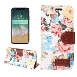 Bakeey Flower Cloth Card Slot Flip Bracket Protective Case for iPhone X/6/6S Plus/7/8 Plus 2