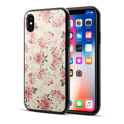 Bakeey Printing Flower Non-slip Hard PC TPU Protective Case for iPhone X/7/8 Plus 1