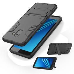 Bakeey 2 in 1 Armor Kickstand Hard PC Protective Case for Samsung Galaxy A8 Plus 2018 2