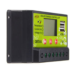 CMTD-G 10A 12V/24V LCD PWM Solar Charge Controller Dual USB Solar Panel Battery Regulator 3 CMTD-G 10A 12V/24V LCD PWM Solar Charge Controller Dual USB Solar Panel Battery Regulator - Image 3