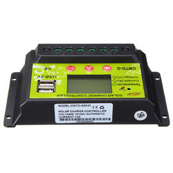 CMTD-G 10A 12V/24V LCD PWM Solar Charge Controller Dual USB Solar Panel Battery Regulator 5 CMTD-G 10A 12V/24V LCD PWM Solar Charge Controller Dual USB Solar Panel Battery Regulator - Image 5