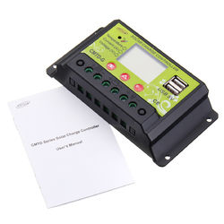 CMTD-G 10A 12V/24V LCD PWM Solar Charge Controller Dual USB Solar Panel Battery Regulator 6 CMTD-G 10A 12V/24V LCD PWM Solar Charge Controller Dual USB Solar Panel Battery Regulator - Image 6