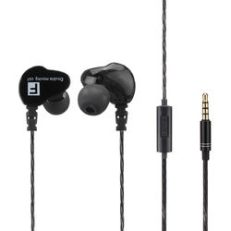 Double Dynamic Universal Earphone Bass In-ear Waterproof Mobile Phone Headset