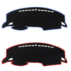 Non-slip Car Dash Mat Dashboard Sun Cover Pad Polyester DashMat for Honda 10th Gen Civic 2016-2018 2