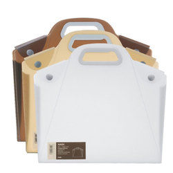 A4 Durable Transparent File Folder Files Bag Document Folder Double Buckle School Office Appliance 1