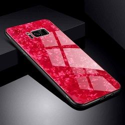 Bakeey Shell Pattern Glossy Glass Soft Edge Protective Case for Samsung Galaxy S8 Plus 1