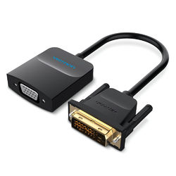 Vention EBBBB 1080P DVI to VGA Converter Video Adapter Cable with Micro USB Power Port 2
